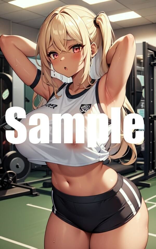 サンプル画像3:黒ギャルおっぱいジム(エロMAX) [d_363670]