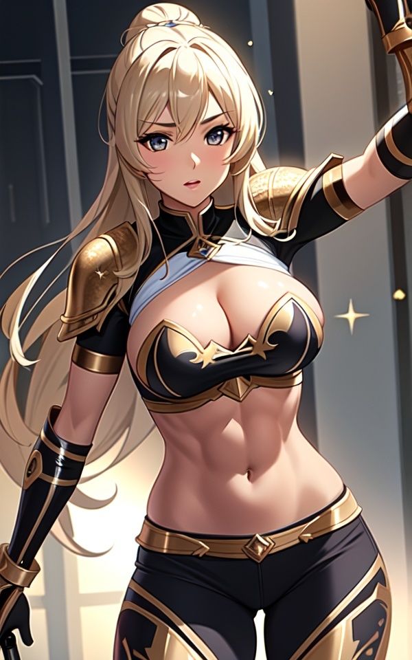 サンプル画像5:女戦士の淫らな姿(勃起王) [d_363702]