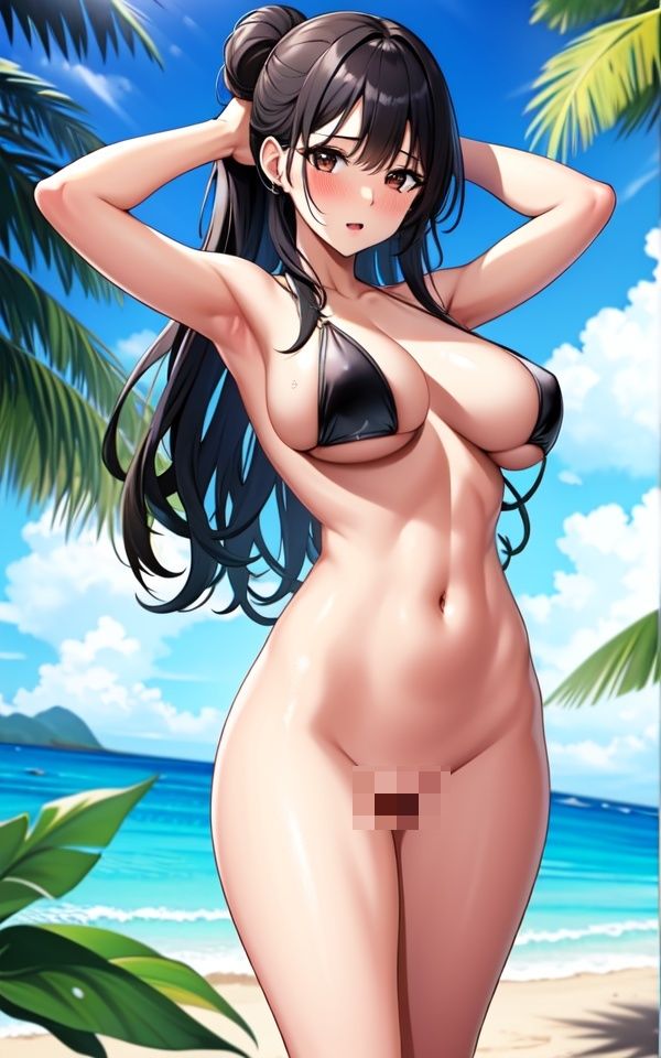 サンプル画像3:無人島で美女と2人きり(eromon) [d_363715]