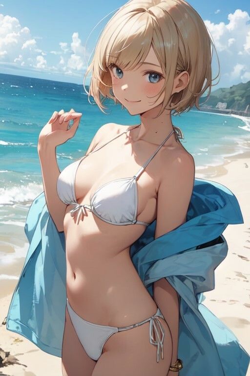 サンプル画像1:金髪ショート少女のちょっとえっちな画像(ニワトリドリーム) [d_363733]