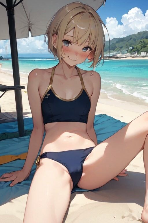 サンプル画像4:金髪ショート少女のちょっとえっちな画像(ニワトリドリーム) [d_363733]