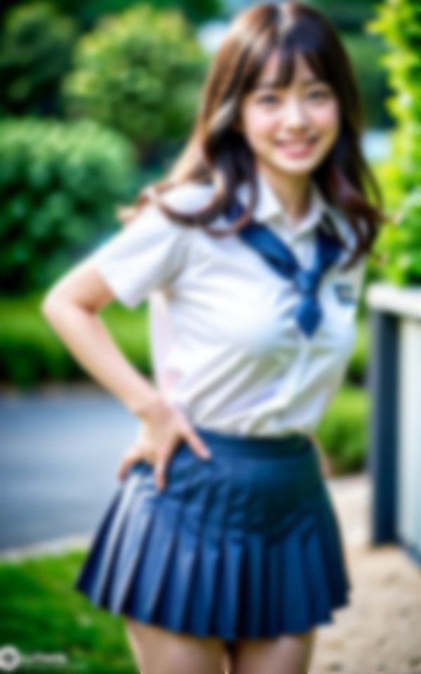 サンプル画像5:公園で待ち合わせした令和の清楚系女子の正体はとんでもないビッチでした。(AIみかん) [d_363740]