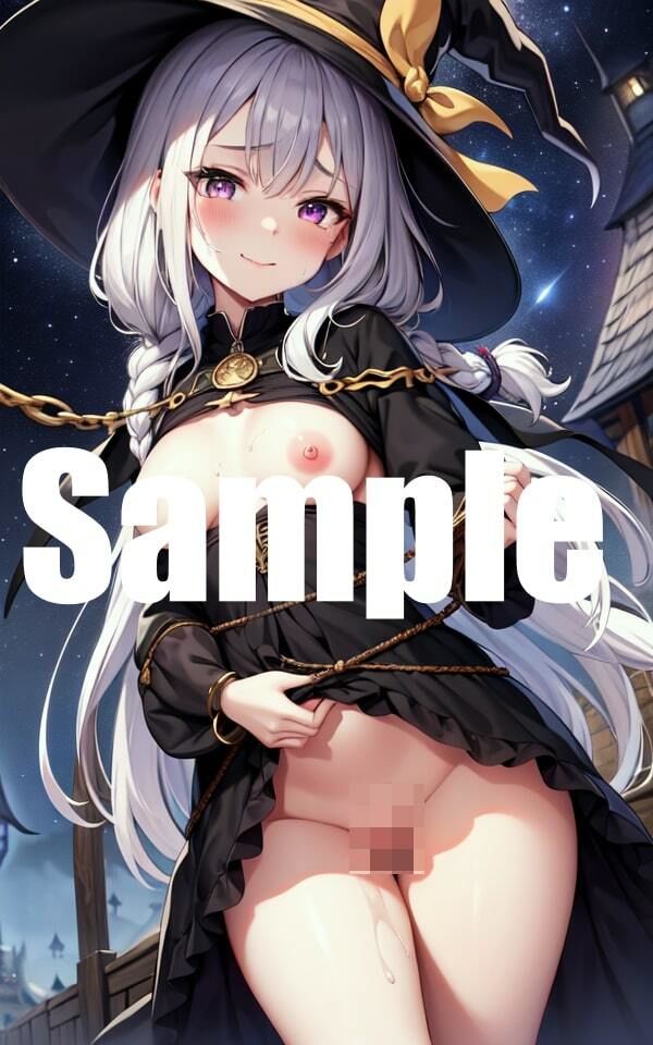 サンプル画像4:エッチな見習い魔女(処女万歳) [d_363758]