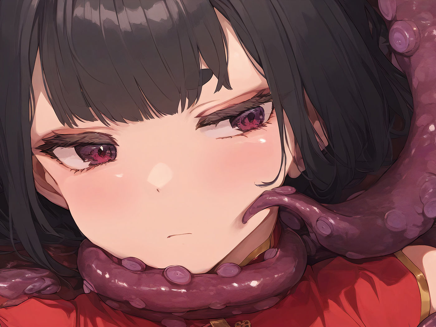 サンプル画像2:超美麗！触手と少女コレクション(ダリアの秘密基地) [d_363769]