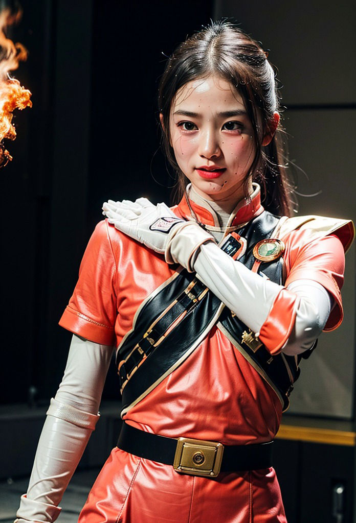 サンプル画像1:コスプレ天国〜ヒーローショー 編 vol.1(ヒロイン危機一髪！) [d_363777]