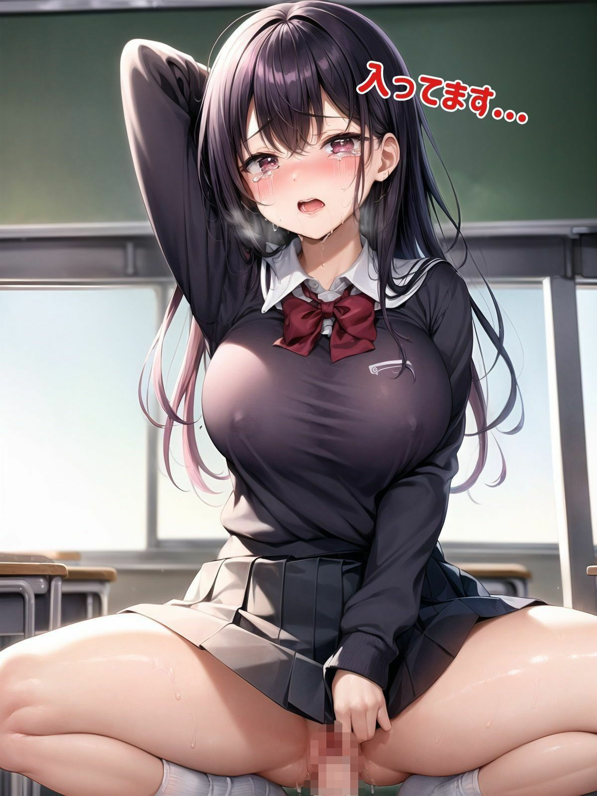 サンプル画像4:いたずら先生 泣いても犯しちゃう 巨乳JK 2(れもねるね) [d_363782]