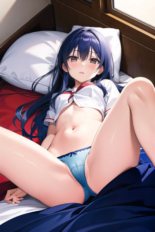 サンプル画像4:虹かけ誌 ラブライブ！ イラスト集12 園田海未 …本当に、見るの？(九情承太郎商店) [d_363786]