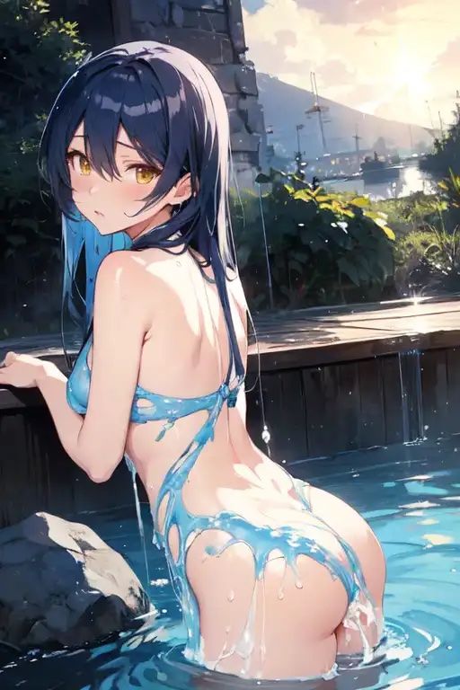 サンプル画像6:虹かけ誌 ラブライブ！ イラスト集12 園田海未 …本当に、見るの？(九情承太郎商店) [d_363786]