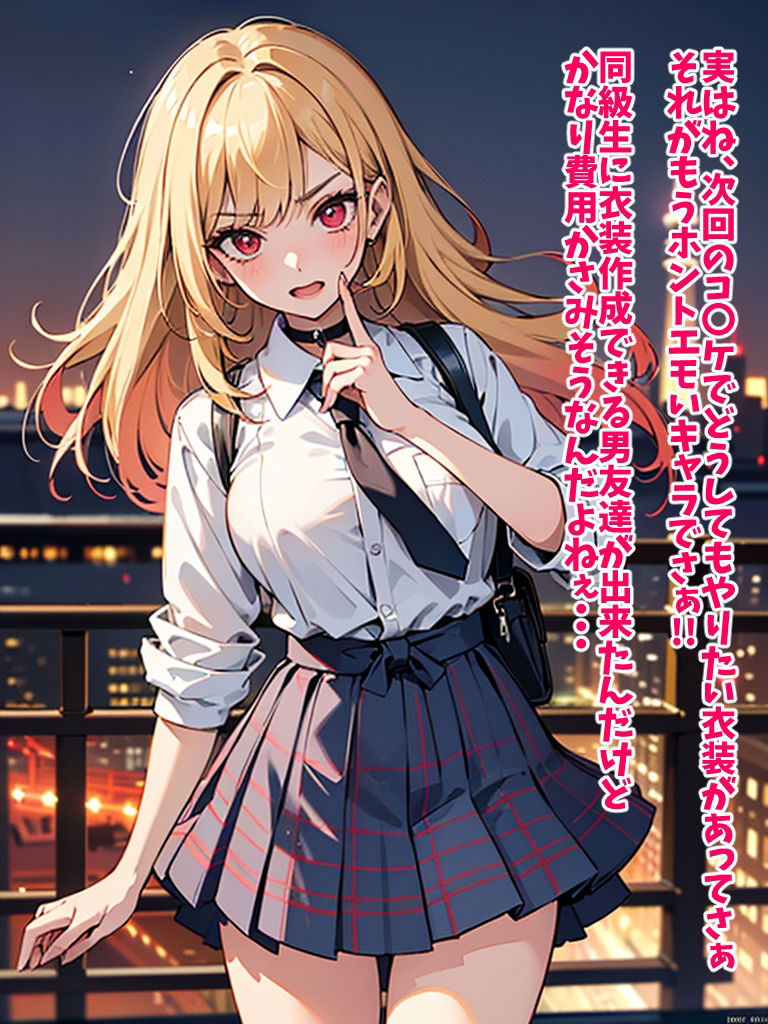 サンプル画像2:コス衣装の為に身体を張る海夢（CG集・マンガ50p）(Sakaki IndustryAI（2D）) [d_363807]