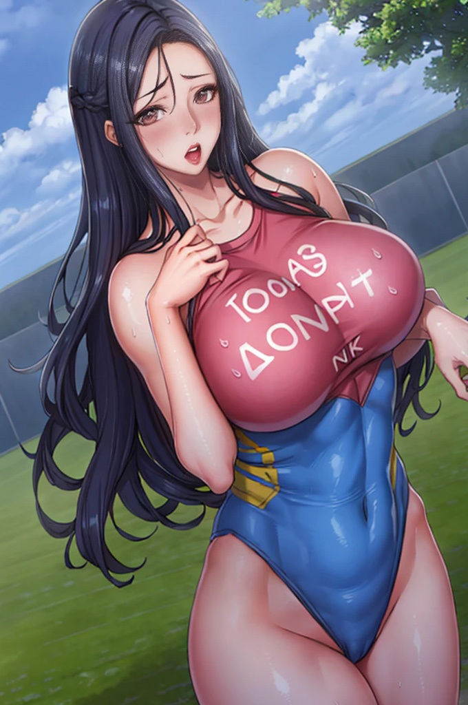 サンプル画像4:巨乳美女【妄想イラスト美女図鑑vol.74】(AIイラスト美女研究所) [d_363845]