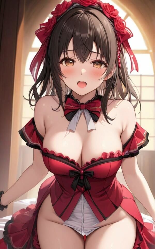 サンプル画像6:隠れ巨乳のアイドルが 脱いでしまった！ 君だけに私の全部見せるね！(妖艶なボディ) [d_363851]