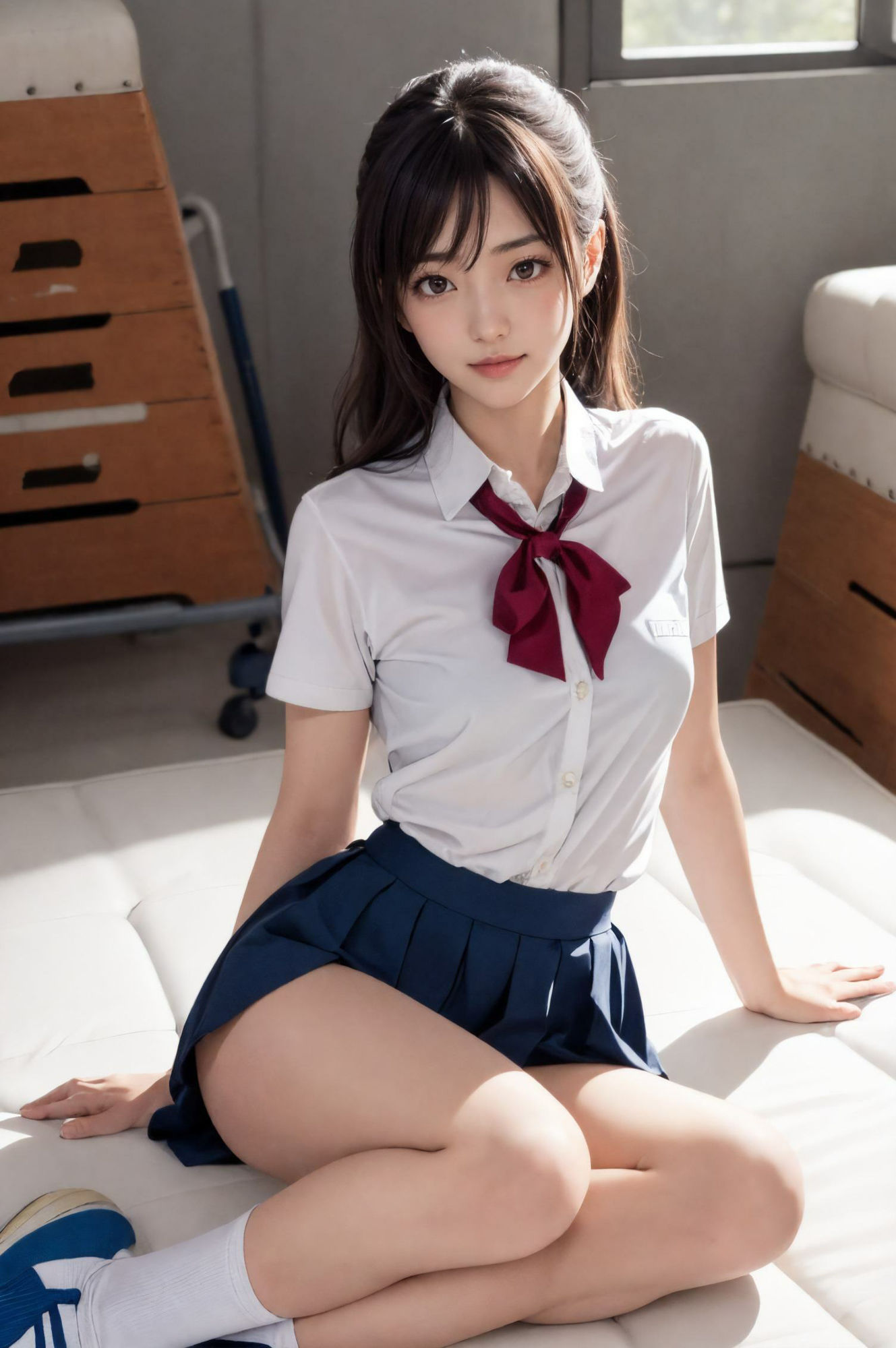 サンプル画像1:〜ひたすら体育倉庫 制服〜(Dのアトリエ) [d_363915]