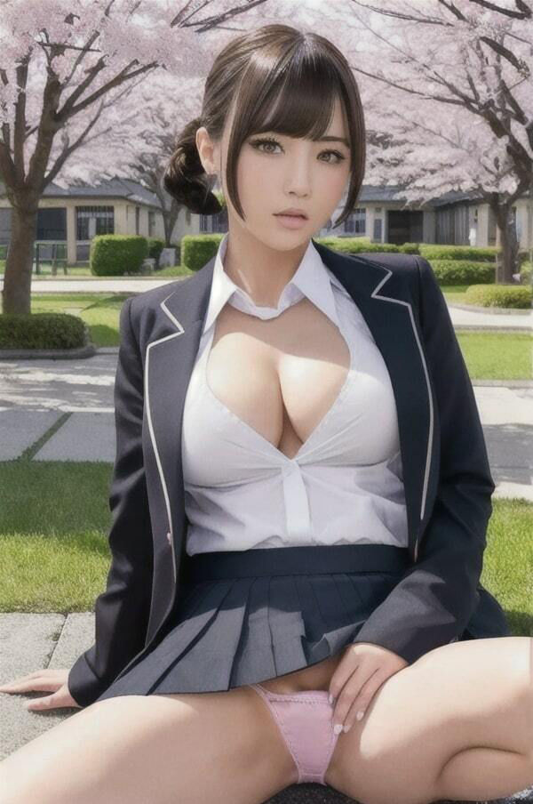 サンプル画像1:街角美少女図鑑Vol.1〜桜の下でエッチな撮影会〜(美女たちの楽園) [d_363919]