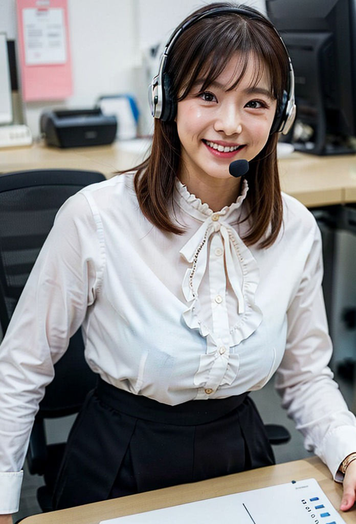 サンプル画像1:コスプレ天国〜コールセンター 編 vol.1(働く女性) [d_363954]