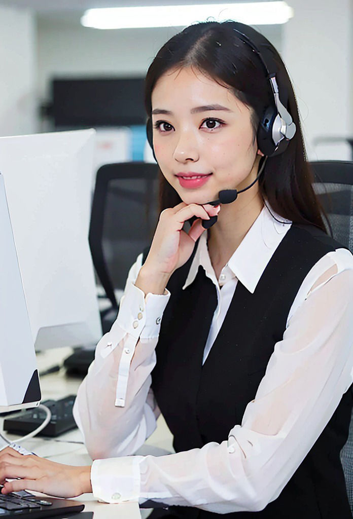 サンプル画像5:コスプレ天国〜コールセンター 編 vol.1(働く女性) [d_363954]