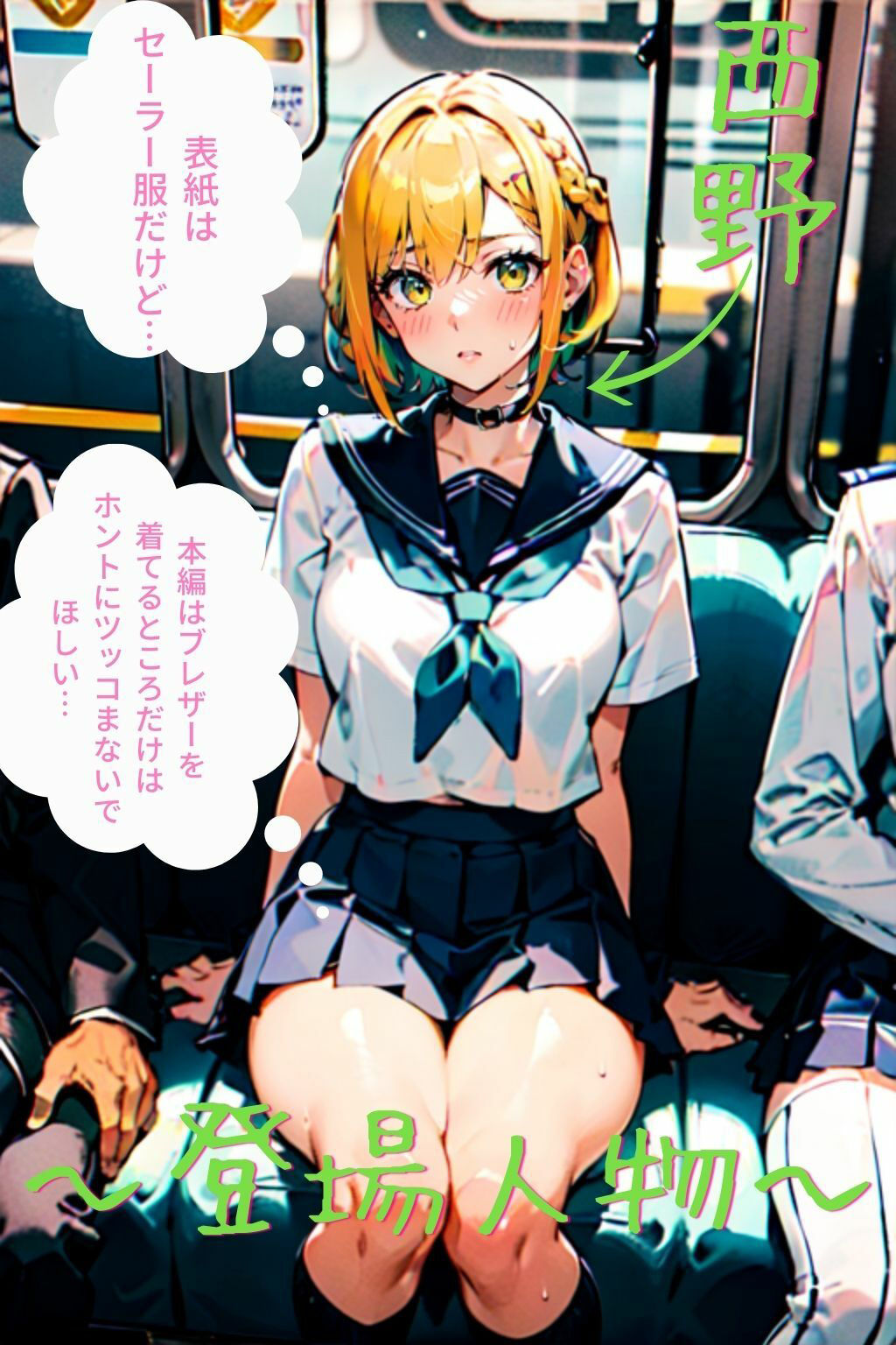 サンプル画像1:西野と教室で(てでぃべあ) [d_364026]