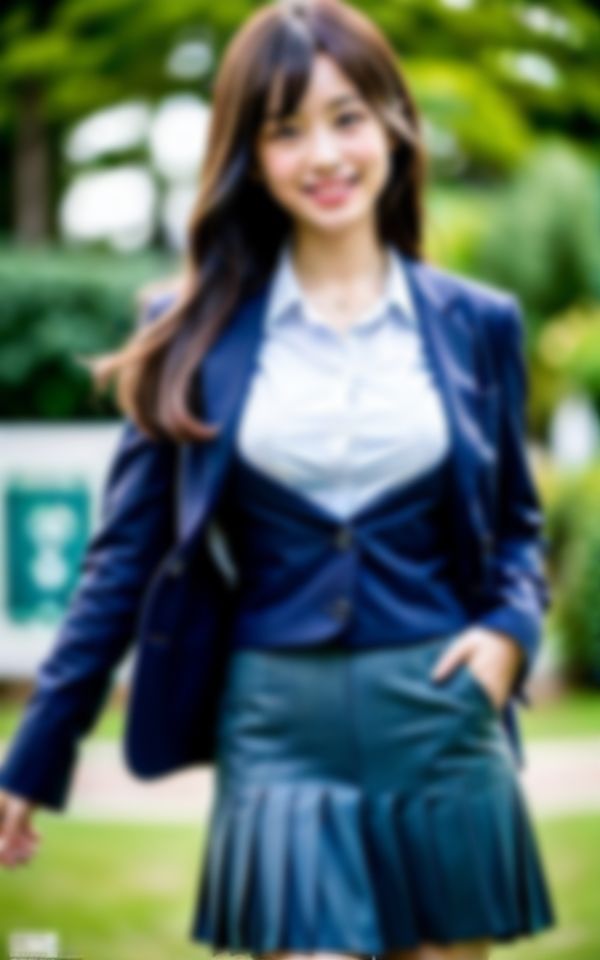 サンプル画像4:お嬢様学園No.1アイドル生徒の正体は淫乱ビッチだった件について。(AI美女ミルク) [d_364095]