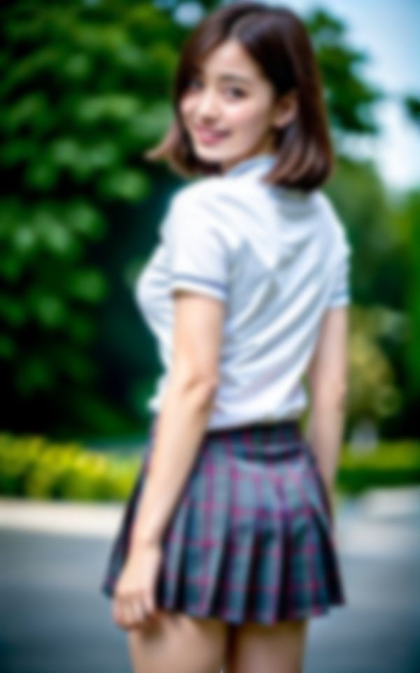 サンプル画像4:援交で小遣い稼ぎしてる淫乱女子生徒のHな限定写真集(AIゆずは) [d_364097]