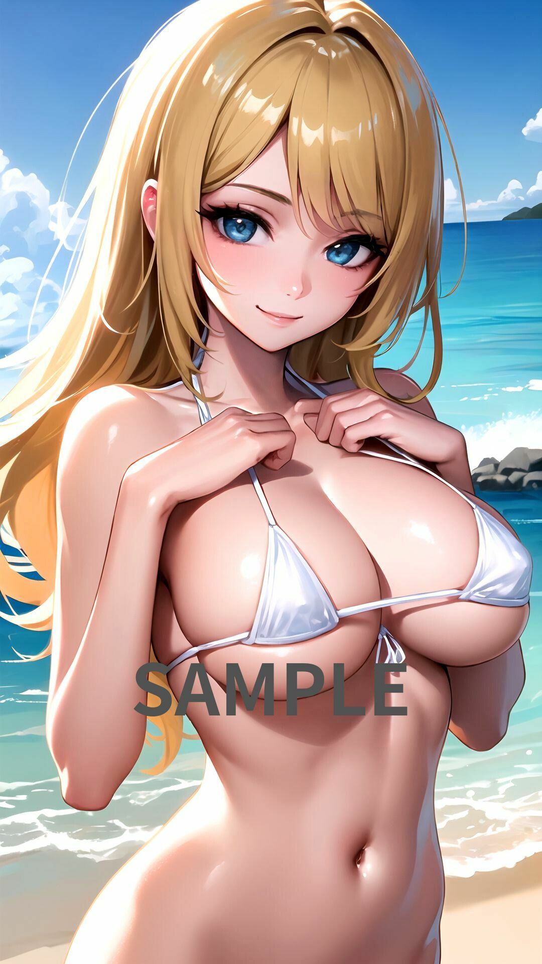 サンプル画像1:ネトラレ 僕は親友に彼女を寝取られて何もかも嫌になりハワイへ逃亡金髪巨乳のムチムチビキニ美女に出会ってしまった(アニメ美女) [d_364148]