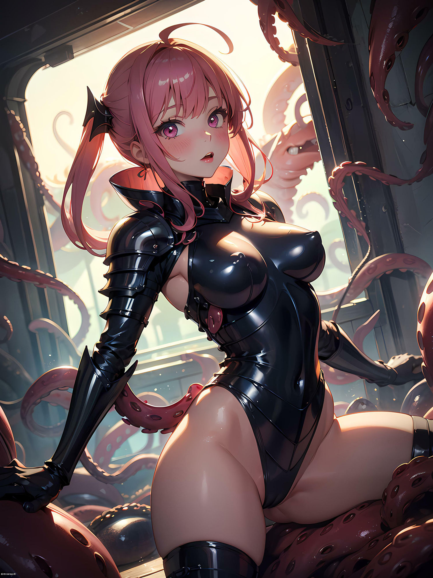 サンプル画像4:触手に犯●れる女の子(AI愛create) [d_364149]