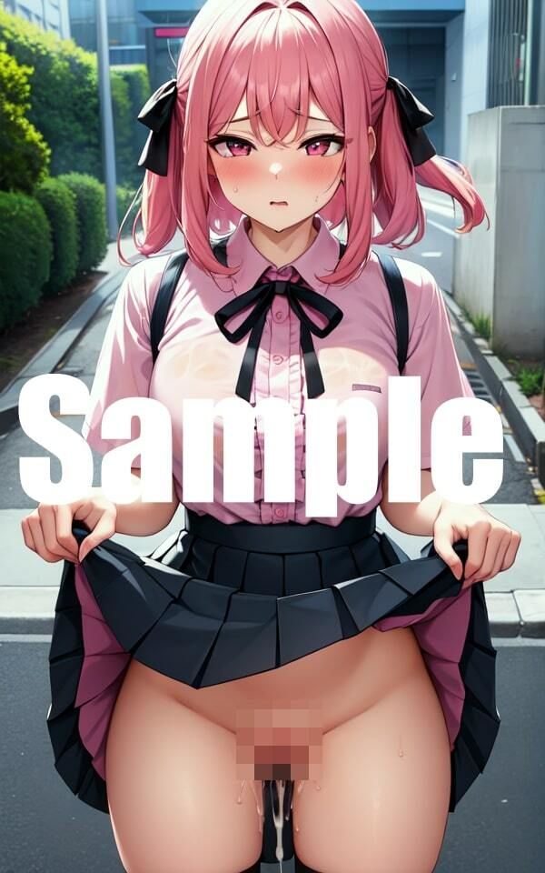 サンプル画像1:デート中我慢できない彼女(えろ漫画大百科) [d_364187]