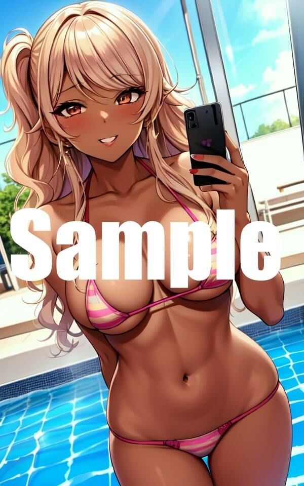 サンプル画像4:Hな黒ギャルのインスタ投稿(エロMAX) [d_364243]