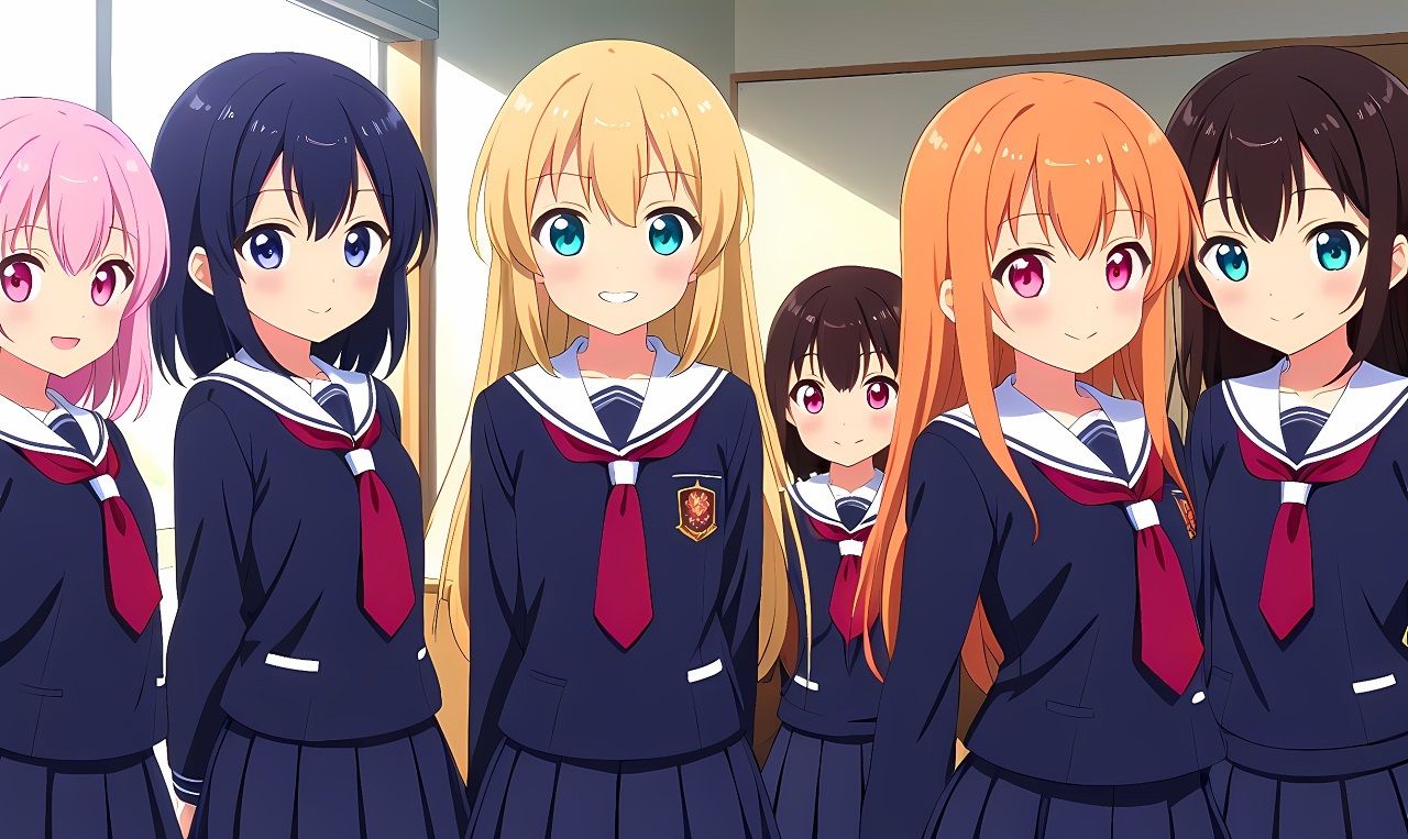 サンプル画像2:school girl 壁紙 全年齢版(精錬されたロリ鋼) [d_364278]