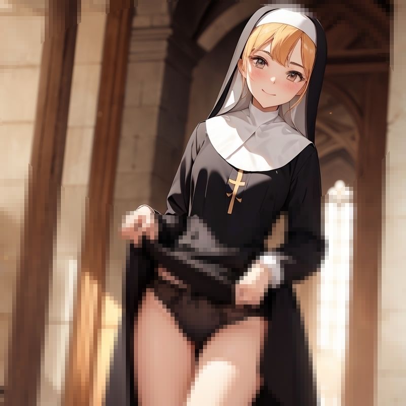 サンプル画像1:シスターもオナニーするんです。(BMさん) [d_364286]