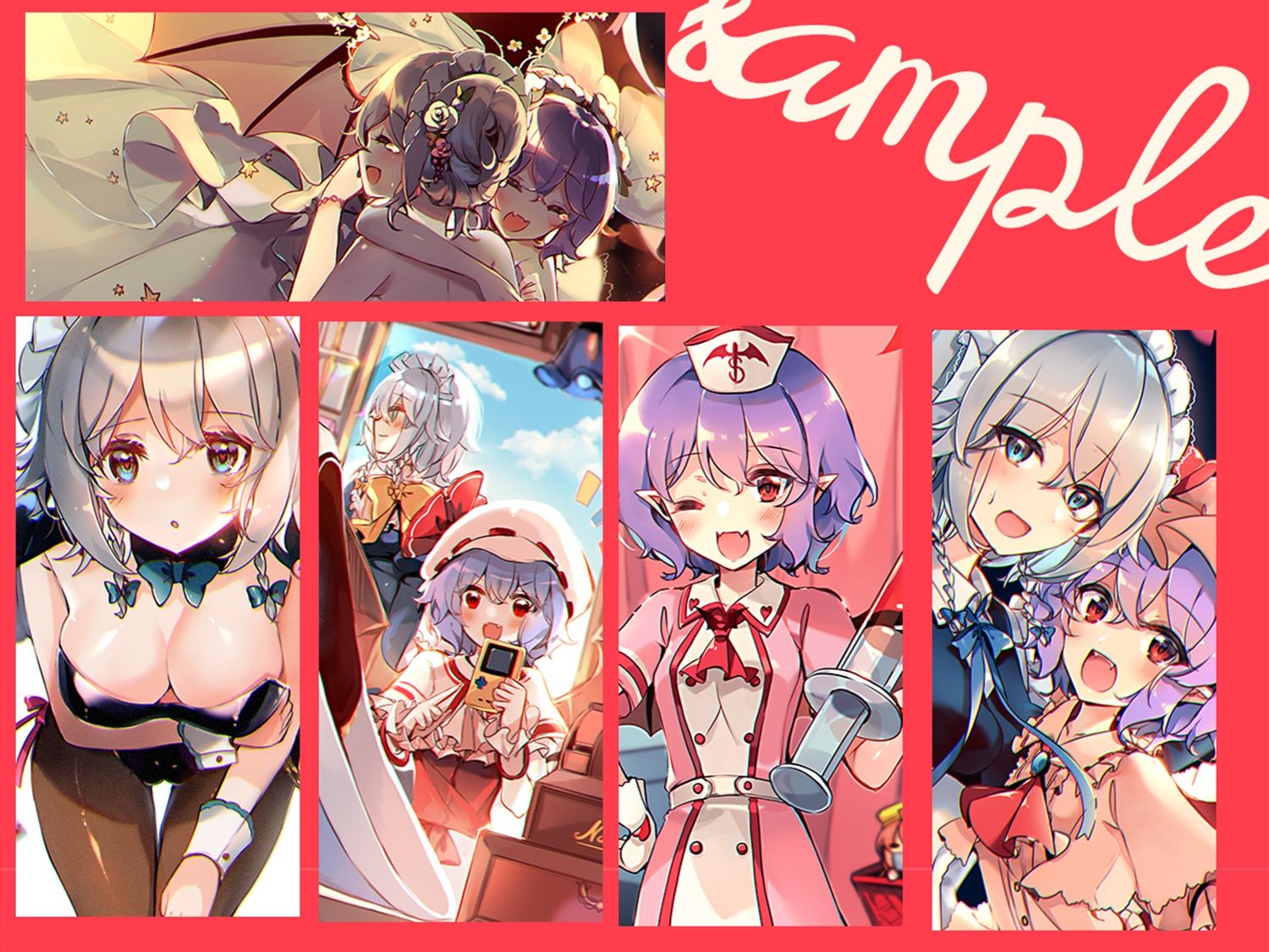 サンプル画像1:蕾咲CORECTIE〜レ●咲にいろんな服を着てもらいました！〜(KirororO) [d_364289]