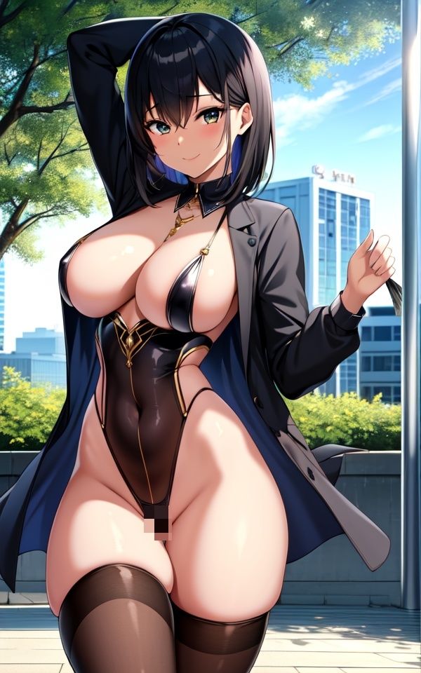 サンプル画像1:小悪魔美女の野外露出(えろギャル天国) [d_364322]