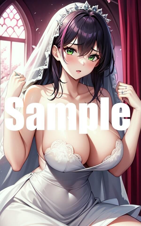 サンプル画像3:ウエディングドレスを着たままの初夜(エロイダーマン) [d_364343]