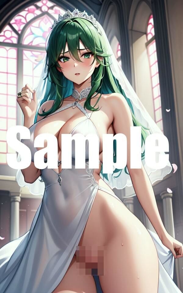 サンプル画像5:ウエディングドレスを着たままの初夜(エロイダーマン) [d_364343]