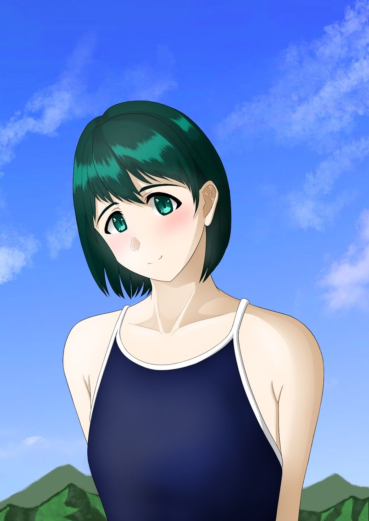 サンプル画像3:スク水のお姉さん達(Old attachment) [d_364385]