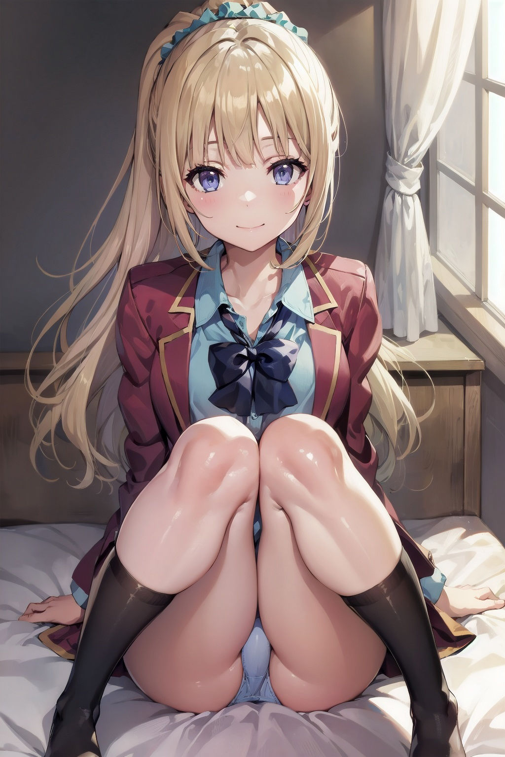 サンプル画像1:ようこそ実力至上主義◯教室へ 日常的無防備パンチライラスト集 堀北 ， 軽井沢(ラコーンシティ) [d_364414]