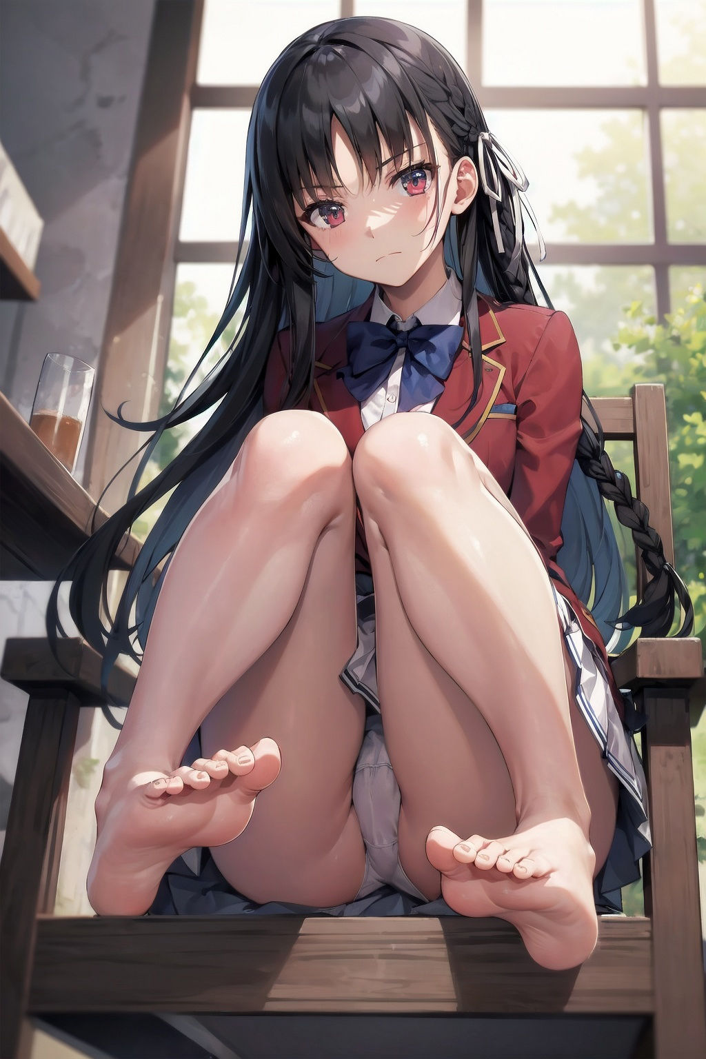 サンプル画像2:ようこそ実力至上主義◯教室へ 日常的無防備パンチライラスト集 堀北 ， 軽井沢(ラコーンシティ) [d_364414]