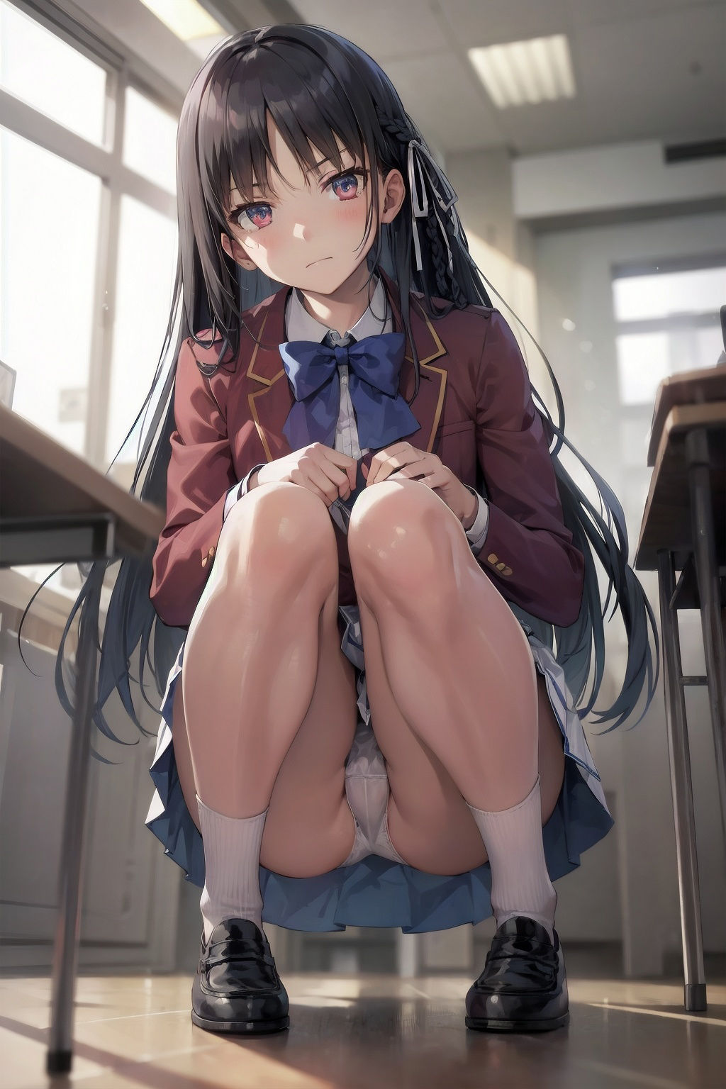 サンプル画像3:ようこそ実力至上主義◯教室へ 日常的無防備パンチライラスト集 堀北 ， 軽井沢(ラコーンシティ) [d_364414]