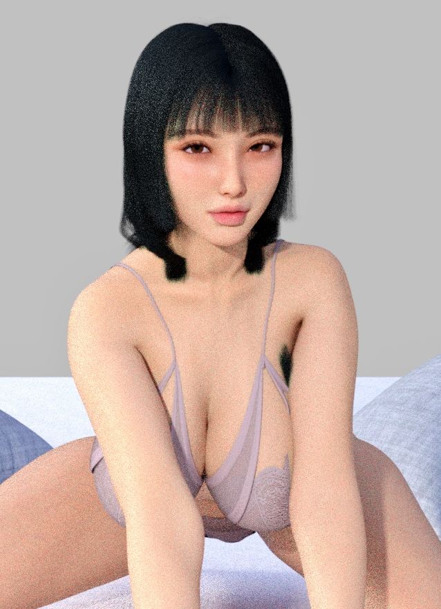 サンプル画像1:【リアル3D】巨乳美女のふしだらな姿(美麗少女【AI実写】) [d_364471]