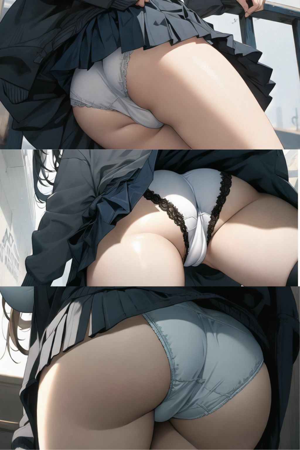 サンプル画像5:美女パン Vo.1 茶髪J〇編(AIふる) [d_364500]