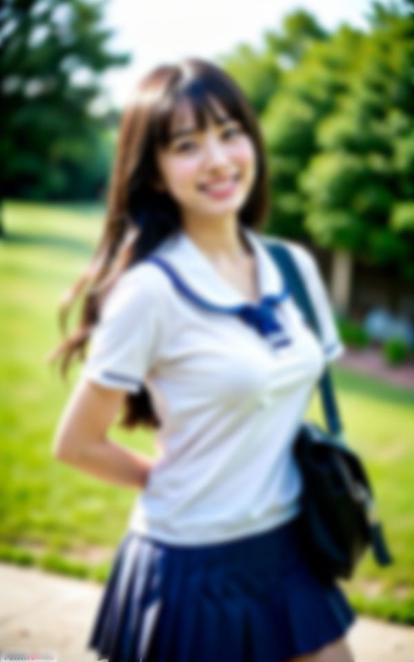サンプル画像4:パパ活援交してると噂の学園No.1美女に声をかけたら…。(AIエンジェル) [d_364554]