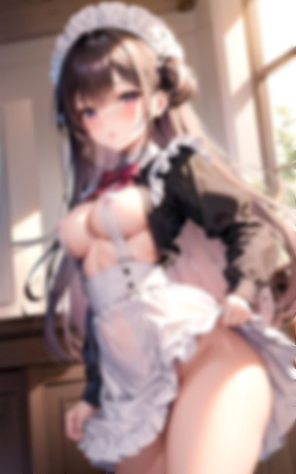 サンプル画像5:新しく入った可愛くてエッチな新人メイドちゃんはマジで処女だった(AIおとは) [d_364555]