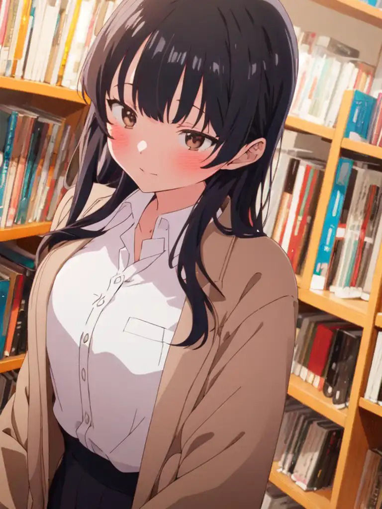 サンプル画像3:図書姦の女神(シロウト商会) [d_364581]