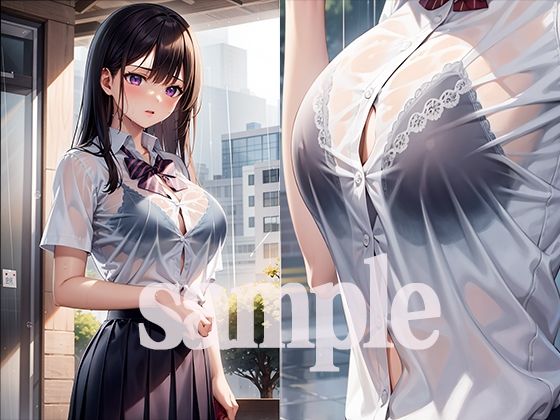 サンプル画像1:雨に濡れた女子校生はハメられ電車で感じてしまう(さいちゅー工房) [d_364636]