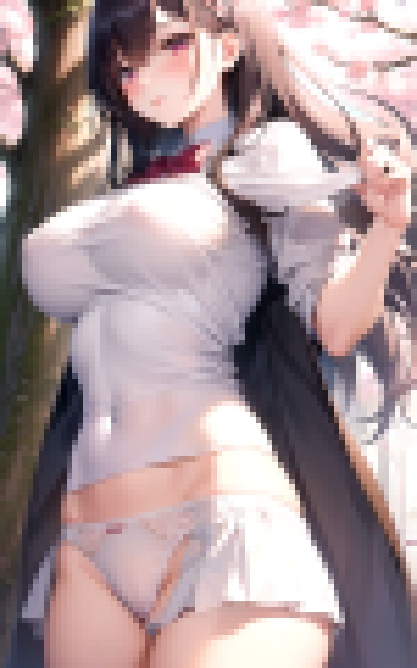 サンプル画像1:出会いの春、 僕は綺麗すぎる露出狂に恋をした(ディープデザイアデータ) [d_364650]