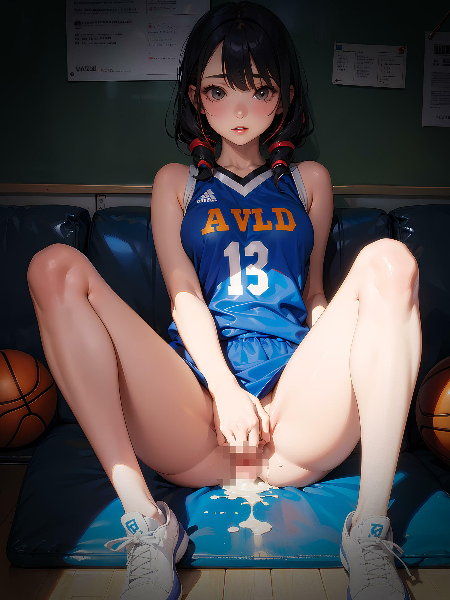 サンプル画像3:変態教師の盗撮コレクション バスケ部オナニー編(AI愛create) [d_364701]