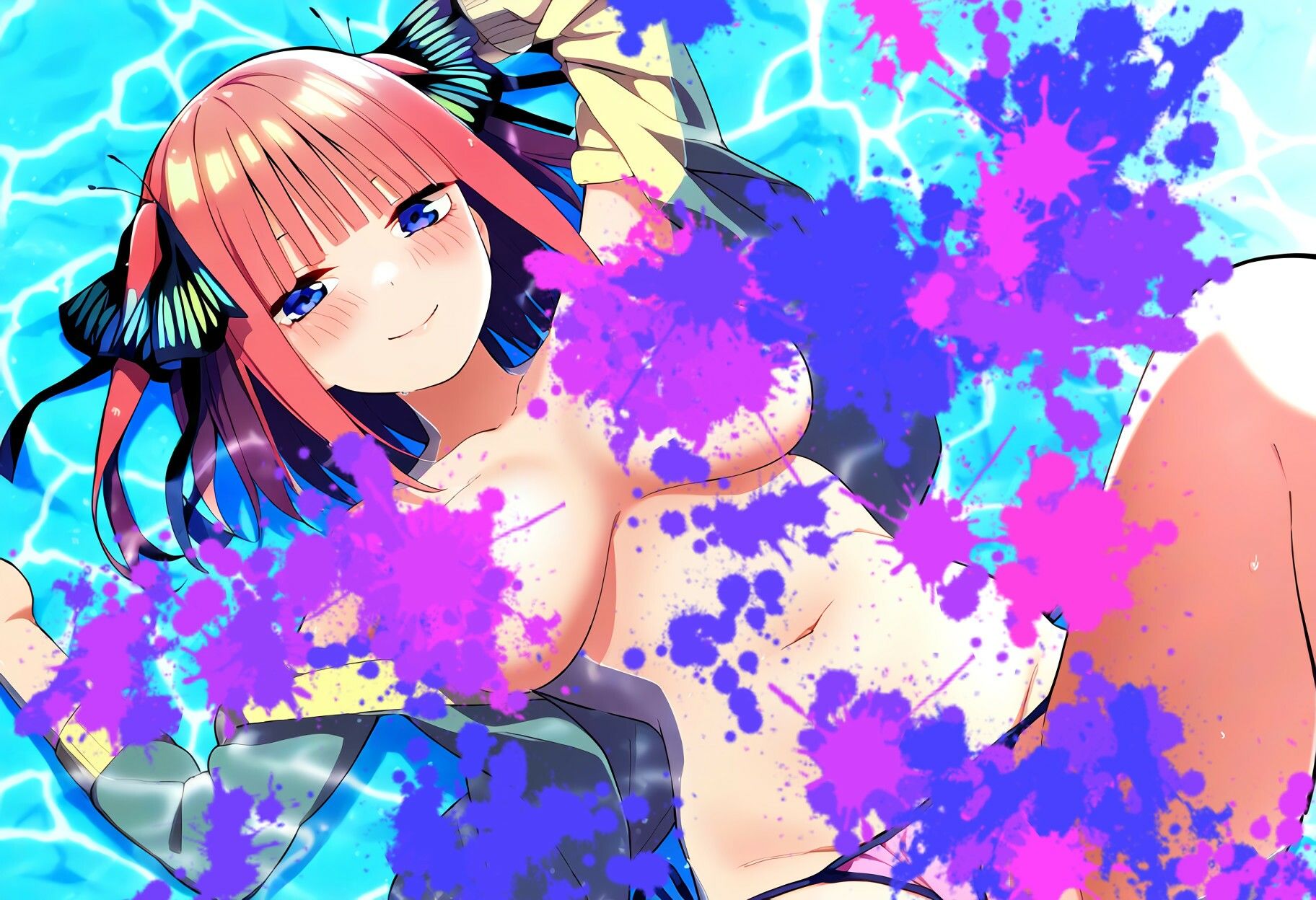 サンプル画像5:次女×水着(ある) [d_364723]