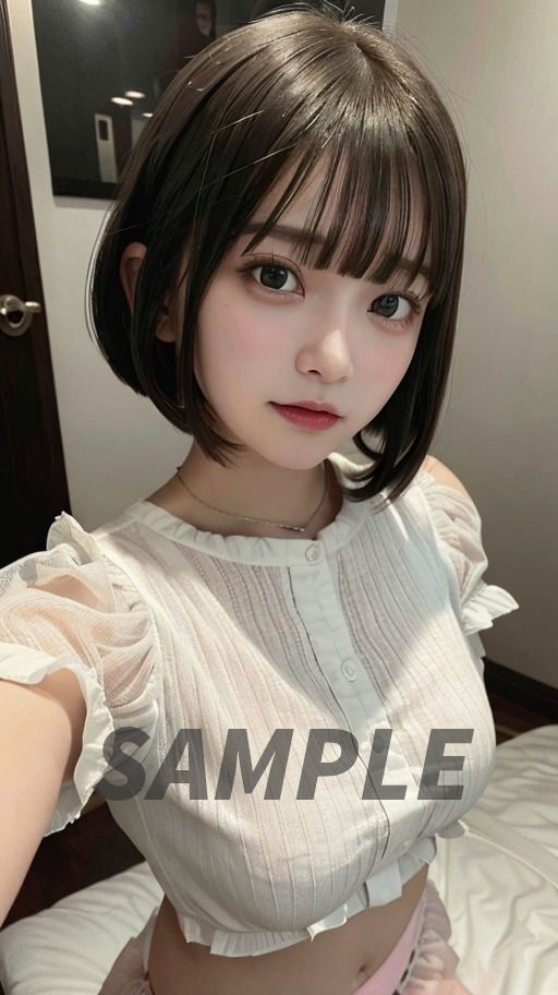 サンプル画像2:ボブ美少女たちのマル秘写真集(RiaChaan) [d_364811]