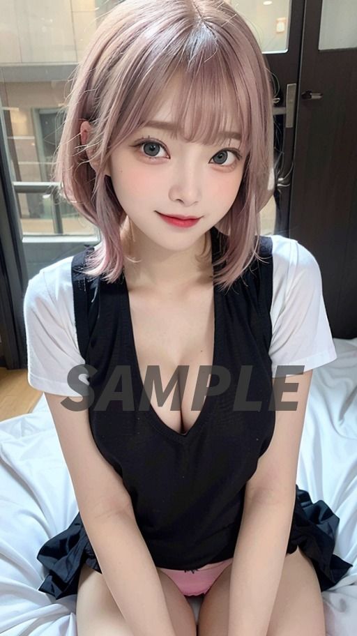 サンプル画像4:ボブ美少女たちのマル秘写真集(RiaChaan) [d_364811]