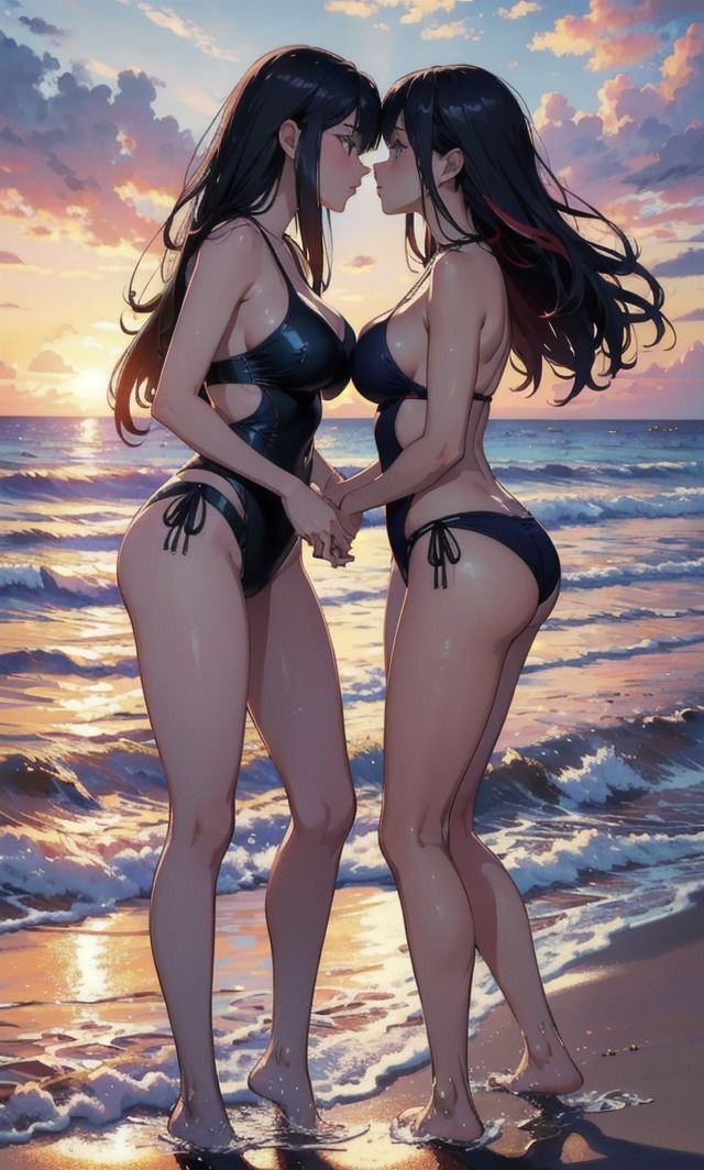 サンプル画像3:女友達 AIイラスト集 ちょっとエッチな関係(アホデン) [d_364826]