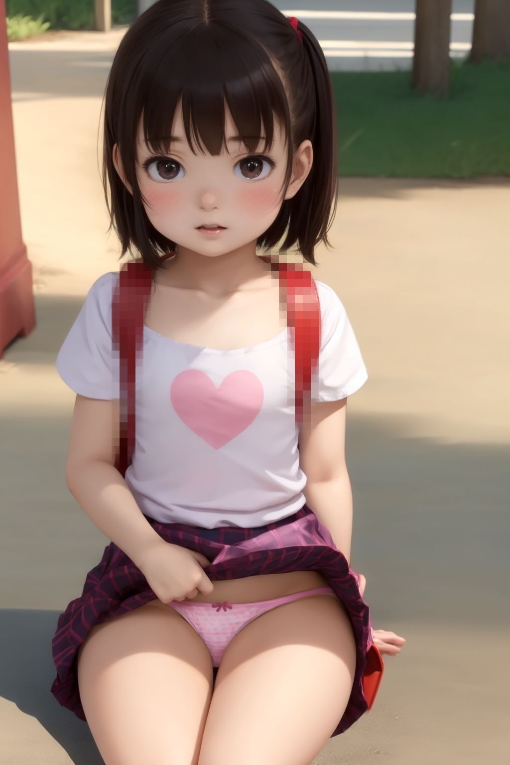 サンプル画像2:い〇いけ少女たちにパンツ見せてもらったw(密林王国) [d_364868]