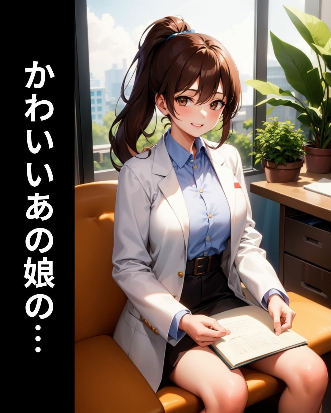 サンプル画像4:妄想撮影 働く女の子編(れい@AIフェチ絵) [d_364985]